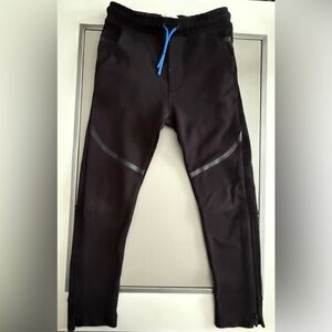 ZARA Kids - Sporty Jogger Pants With Rubberized Zipper   | Blue | Size T6/116 cm
